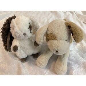 Bunnies By The Bay Plush LOT 2 Skipit Puppy Dog Lot + Bunny Stuffed Animals